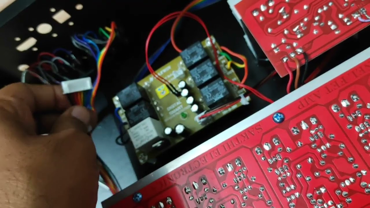 5.1 home theatre assembly in one video 