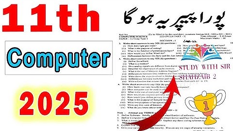 1st year Computer Science Guess Paper 2025,ISC Part 1 Computer Science guess paper 2025,ICS Computer