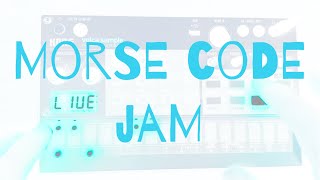Morse Code jam :) / techno korg synth volca sample minimaltechno