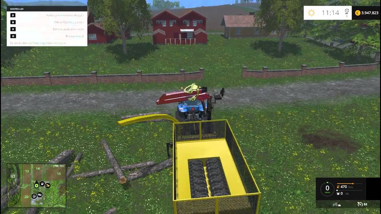Farming Simulator 2015 Crasher v2 Forest Mod - YouTube