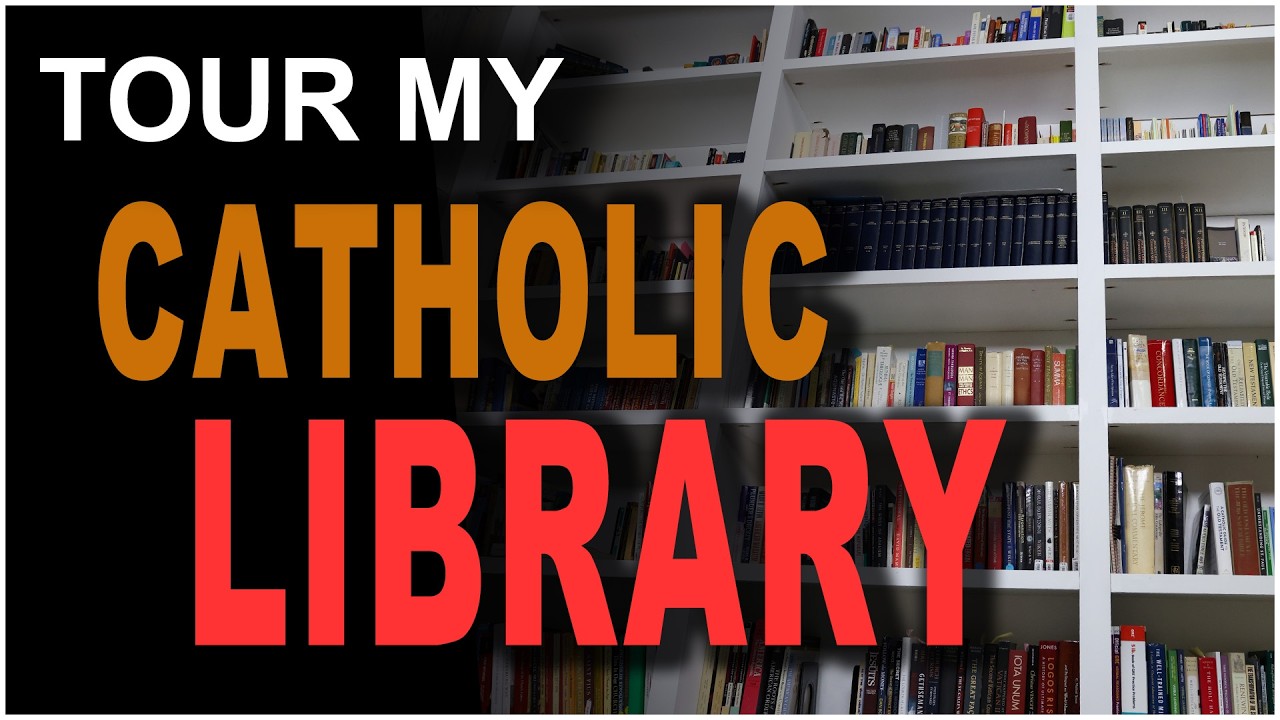 Tour of My Catholic Home Library