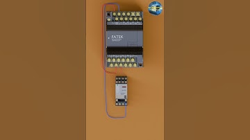 How to connect a relay with a PLC ? #plc_tutorials #plc_programming #industrialelectrician