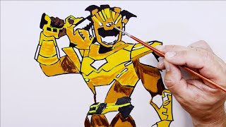 How to draw cartoon characters - Miniforce X