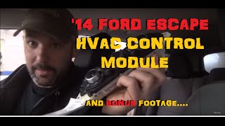 Ford Escape HVAC Control Module