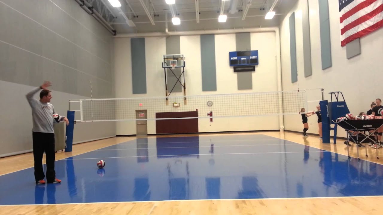 Volleyball Serving How To Drill YouTube
