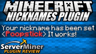 How to create Chat Nicknames in Minecraft with Nicknames Plugin Net Worth