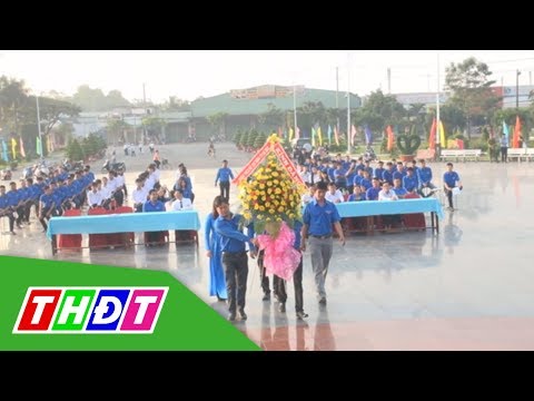 Video Lễ dâng hoa, báo công và kết nạp Đoàn viên mới | THDT - youtube