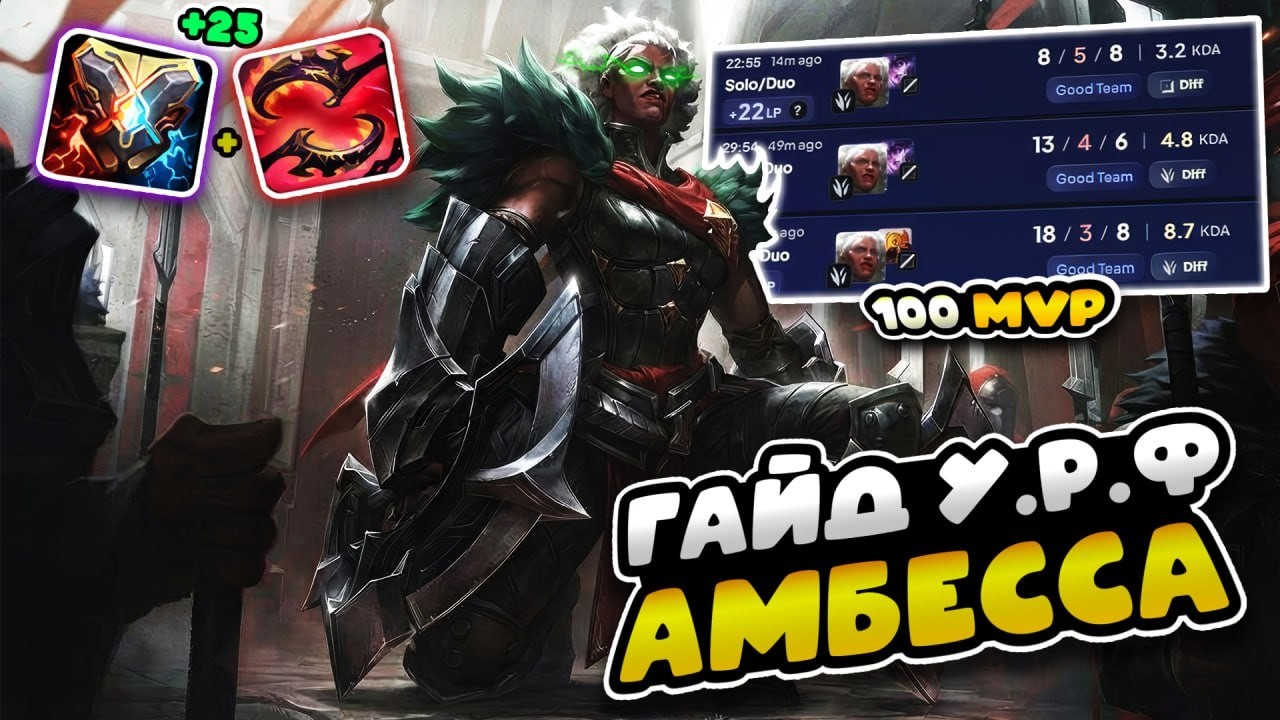 У.Р.Ф Билд на Амбессу | Гайд с разбором геймплея и билда.