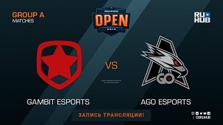 Gambit vs AGO - DH Open Tours - map3 - de_mirage [GodMint, SleepSomeWhile]