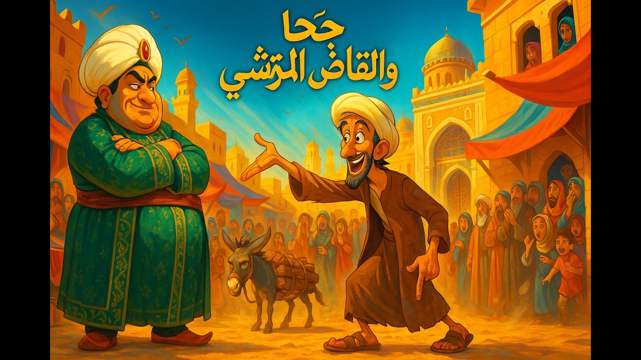 قاضي ظالم سجن جحا... فكشف جحا فضيحته أمام كل بغداد! 💰⚖️