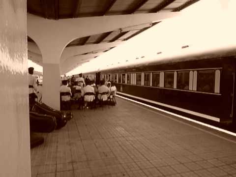 The Train Departing Dar Es Salaam Station