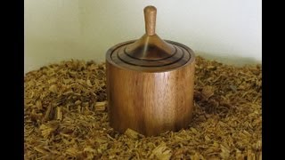 Wood Turning -  A Dreidel Box