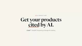Cited for Shopify: get your products cited by ChatGPT, Perplexity & Google AI