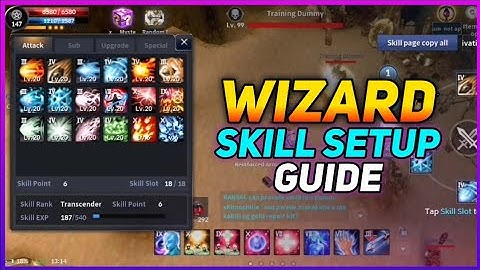 CABAL MOBILE | WIZARD SKILL GUIDE BACK TO BASIC