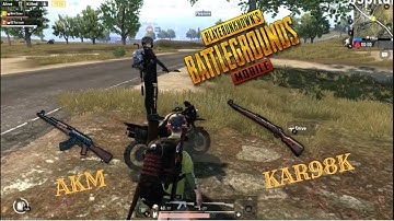 PUBG Mobile Tencent Gaming buddy - AKM&KAR98K Chicken Dinner