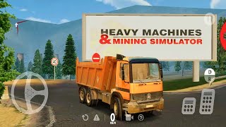 Heavy Machines & Mining Simulator - Android Gameplay #1 | Dump Truck Driving screenshot 2