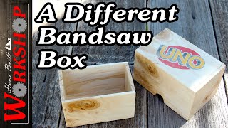 How to make a Bandsaw Box | A different kind of bandsaw box