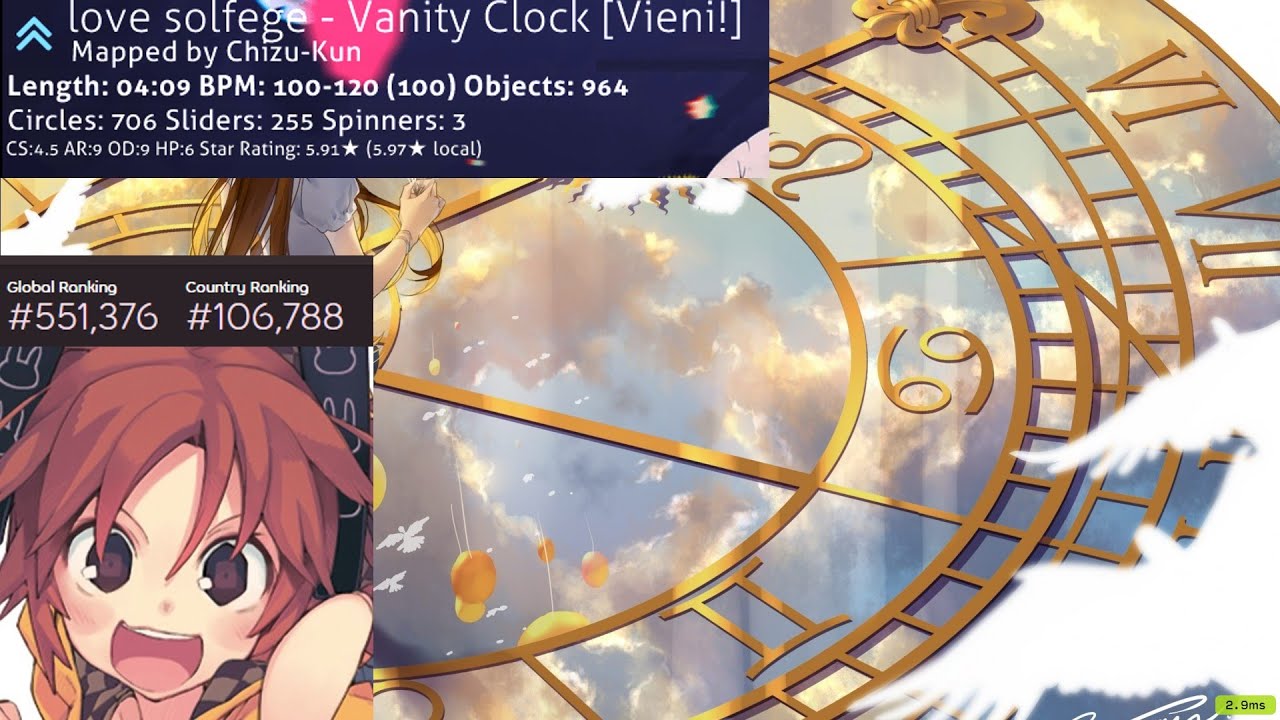 osu! - Vanity Clock - love solfege - 5.91⭐ - YouTube