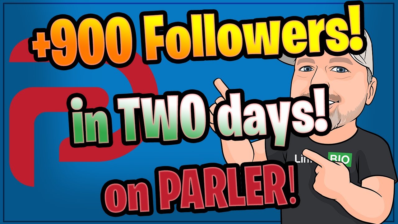 Get 900 Followers in TWO days on Parler. The fastest growing Social Media Platform. Don't be Late!
