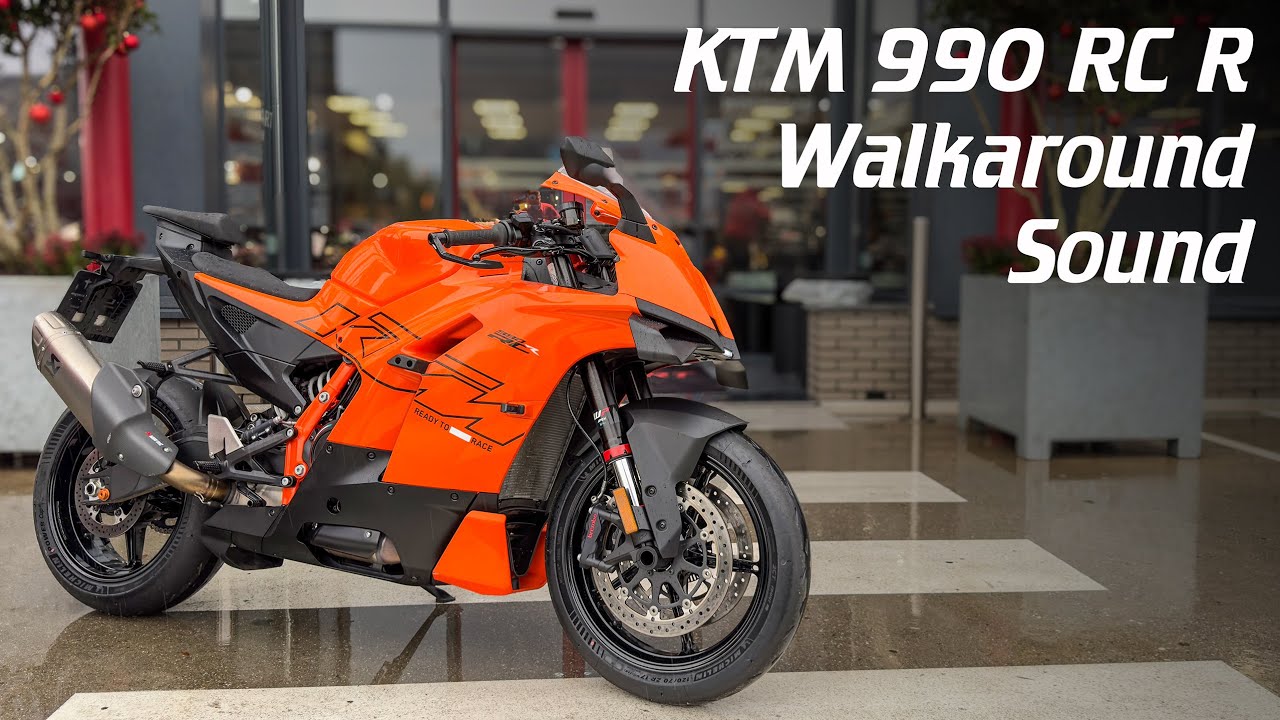 KTM 990 RC R | Walkaround | Akrapovic Exhaust Sound