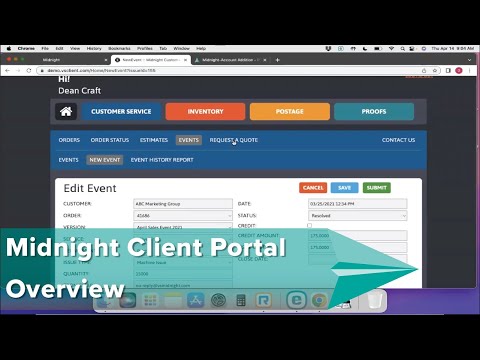 Midnight MIS - Client Portal Overview