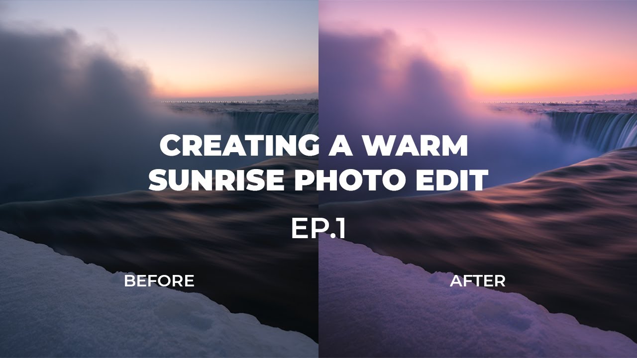 CREATING A WARM SUNRISE PHOTO EDIT IN LIGHTROOM (EP.1)