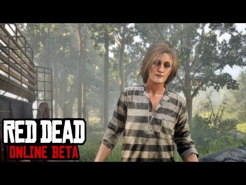 Red Dead Online Beta - Female Intro Cutscene (Prison Break Mission)