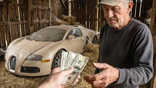 Bought an Abandoned Bugatti Veyron for Only $300 – An Incredible Restoration Journey