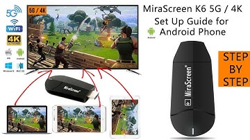 Mirascreen K6 Review and Set Up Guide for Android  - Mirror your Android phone to TV screen