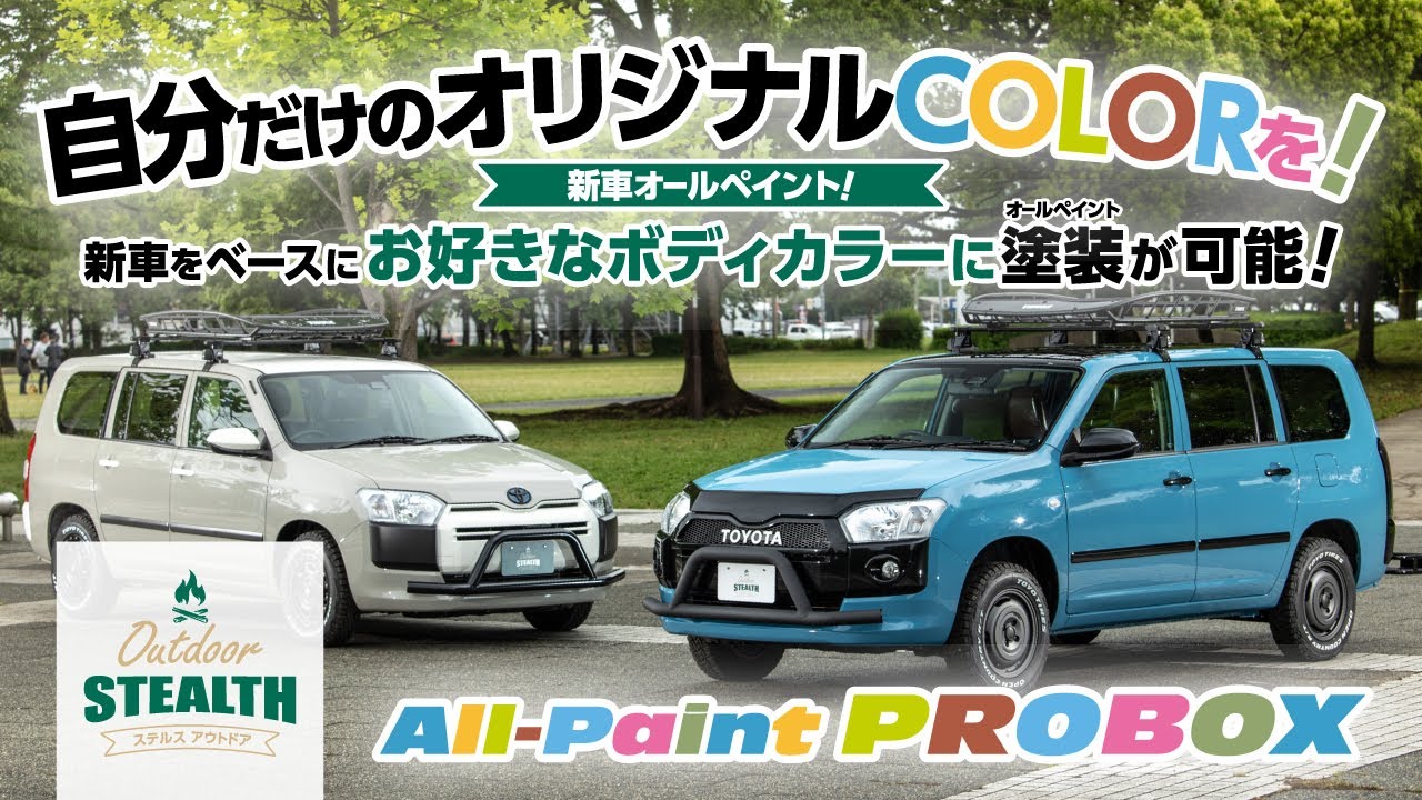 オールペイント プロボックス】ステルス（STELTH）が手掛ける