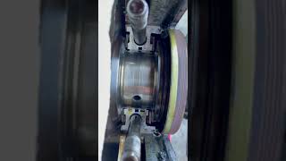 Failed thrust bearing