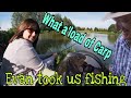 Fishing with Evan and Lyndon . - Poor fishies . Cut all the staring at water clips out. 😄