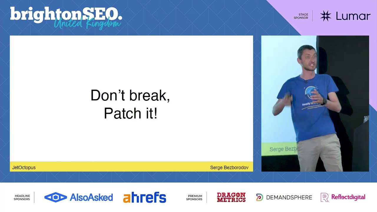 Internal linking: a practical approach for big websites | Serge Bezborodov | Brighton SEO April 2025