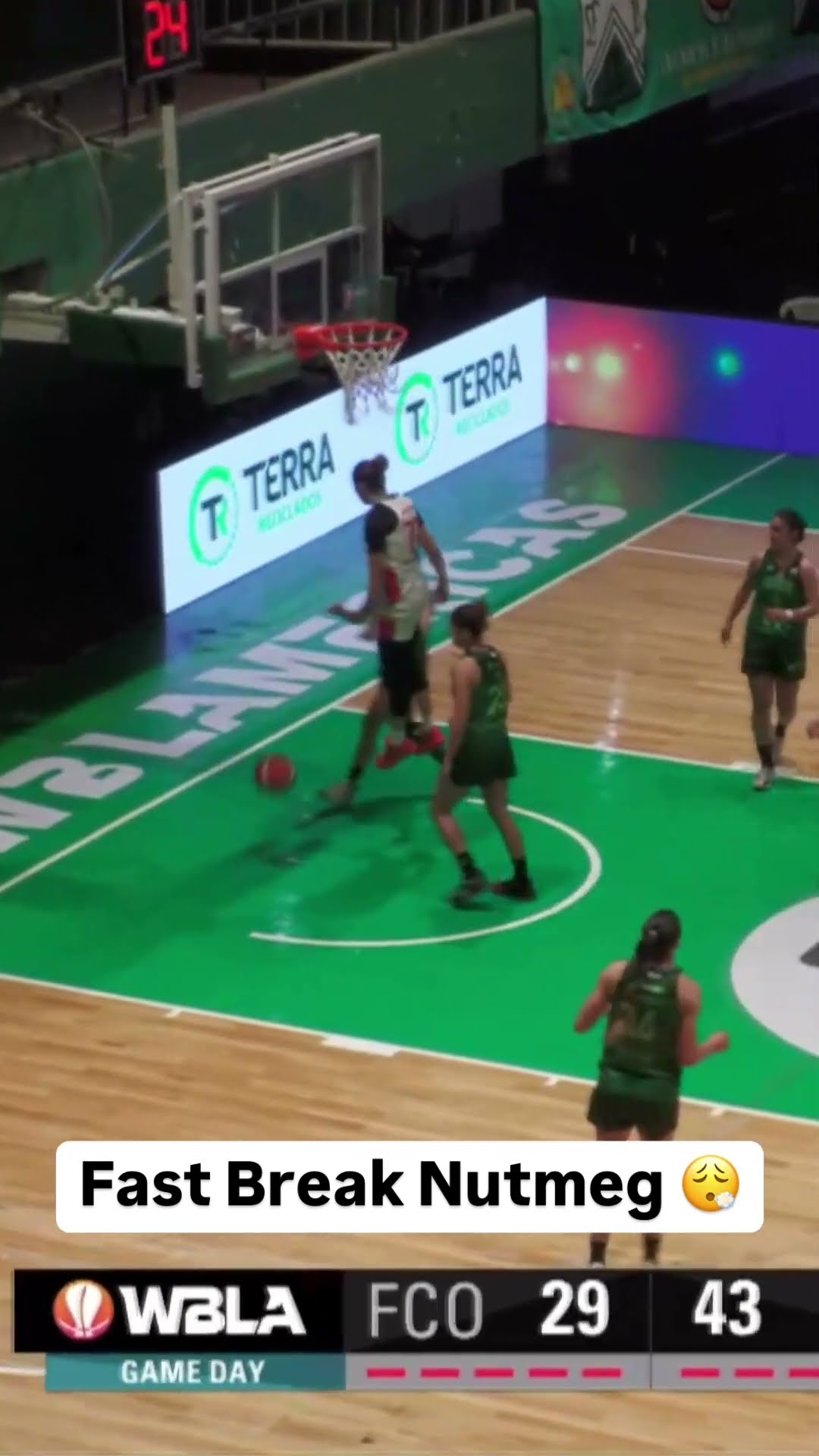 Manuela Rios with the nasty nutmeg ?