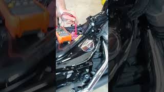 Harley can't fix the problem do it myself all it was bad voltage regulator installed new good to go