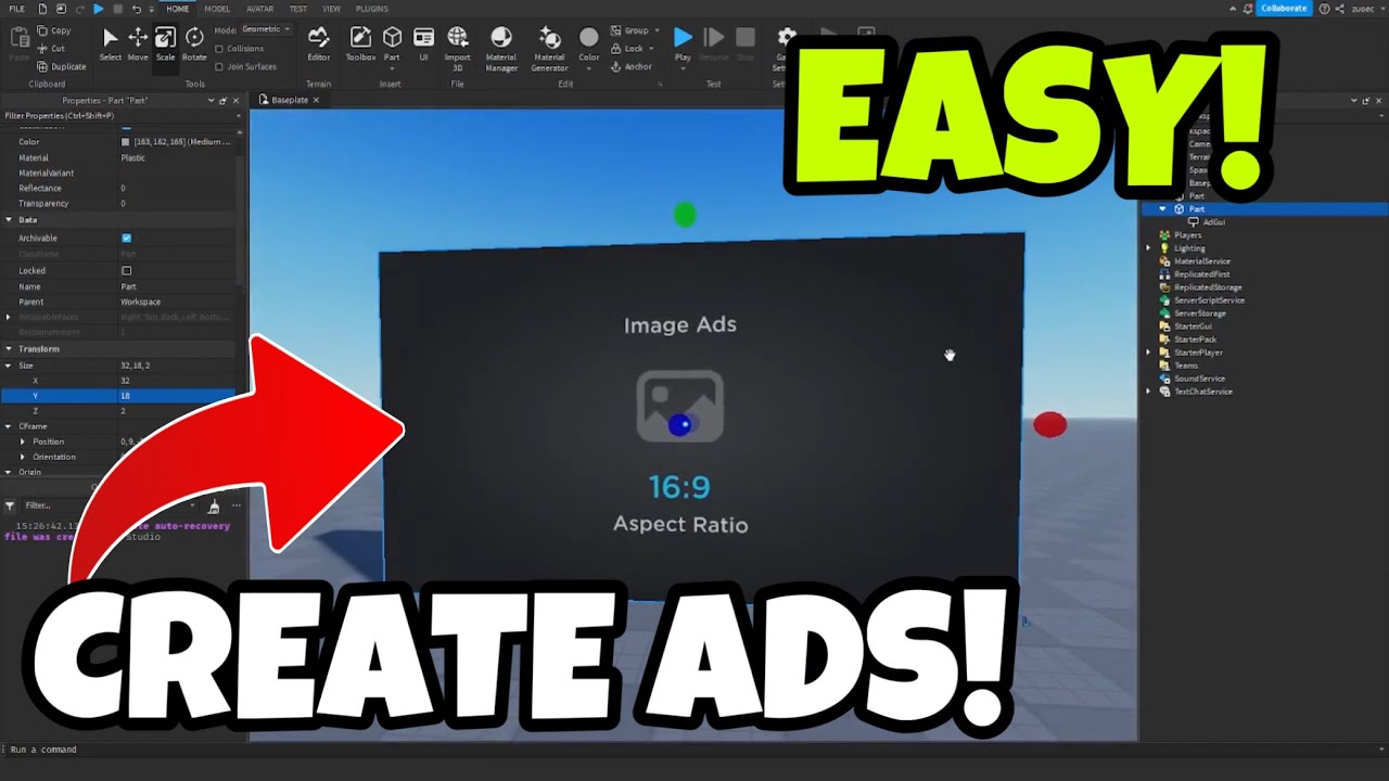 HOW TO CREATE VIDEO ADS IN ROBLOX (IMMERSIVE ADS) - YouTube
