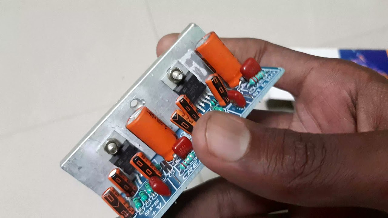 TDA 2030 CREATIVE AUDIOS STEREO SINGLE SUPPLY BOARD FULL DETAILS IN TAMIL ( VELS AUDIOS )