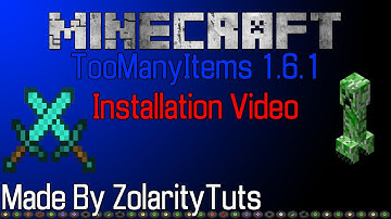 MINECRAFT 1.6.1 TooManyItems Installation Tutorial