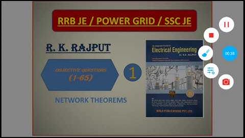 R K RAJPUT objective network theorems (Q1-Q65) /rrb je