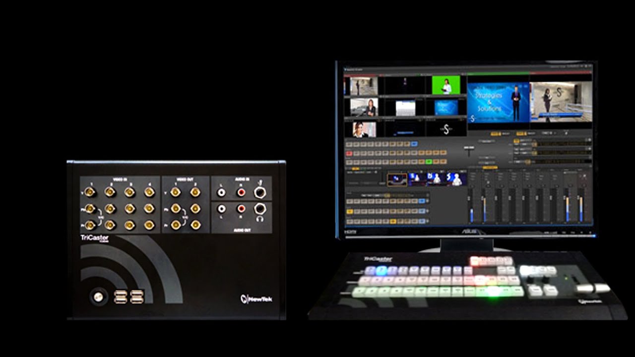 Lançamento Newtek Tricaster TCXD40 - Seegma Broadcast - YouTube