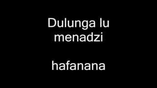 Afric Simone - Hafanana - Lyric