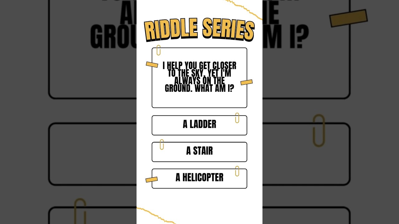 Welcome to Riddle Series! 🧩