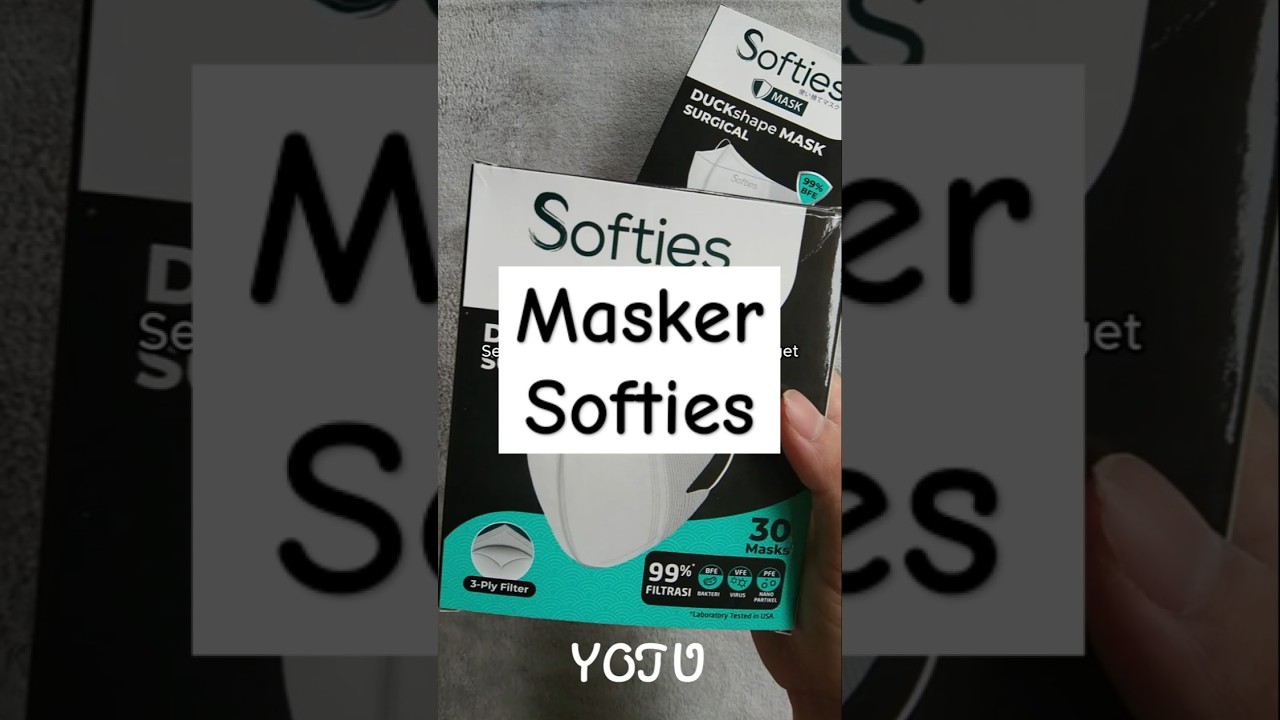 MASKER SOFTIES ISI 30 PCS! 