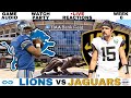 NFL WEEK 6: Detroit Lions vs Jacksonville Jaguars: Game Audio/Scoreboard/Reactions