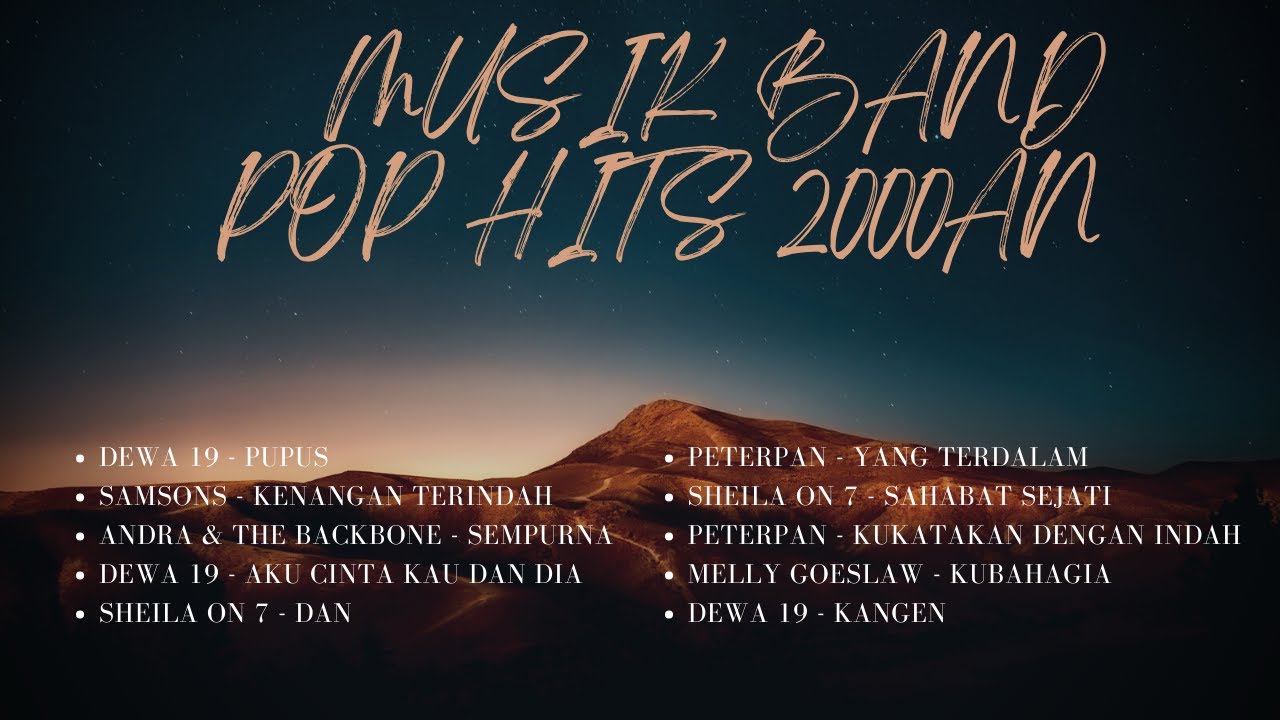 KOMPILASI LAGU BAND POP INDONESIA HITS 2000an #laguviral #laguband #lagupop #lagupopindonesia