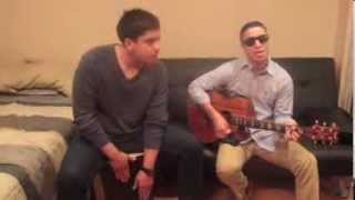 Upside Down & 3 Little Birds Acoustic Cover Jack Johnson Bob Marley