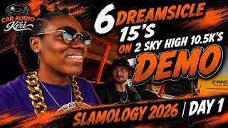 6 Dreamsicle 15’s on 2 Sky High 10.5k’s Demo| Slamology 2026 Day 1