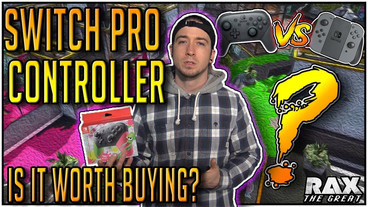 Is the nintendo switch PRO CONTROLLER WORTH buying? (Splatoon 2 edition unboxing)