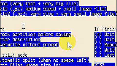 A+ Computer Repair Training Course - Partimage for Imaging Hard Drives