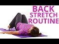 Lower Back Stretches for Back Relief (MORNING BED ROUTINE)